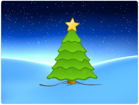 Scratch Christmas Tree